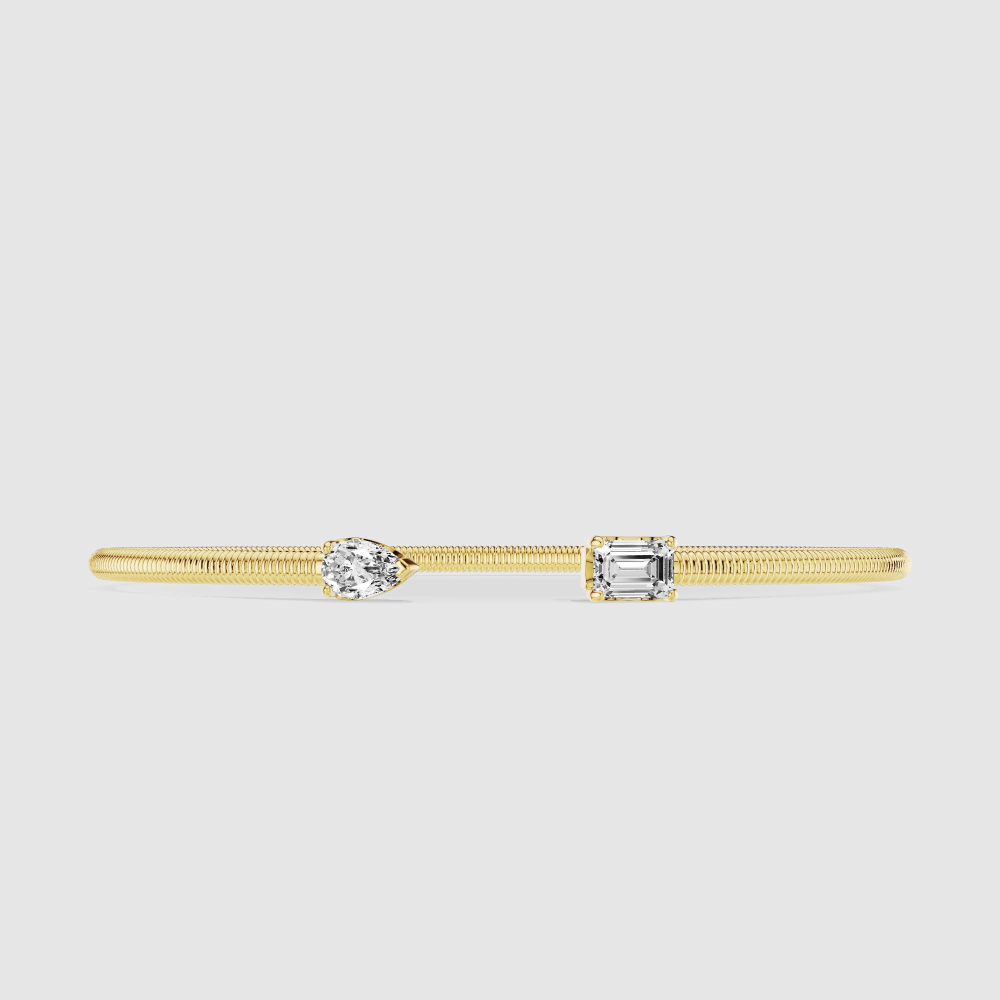 アクセサリー sunny side up Narrow Tangin Bangle + K10 Open