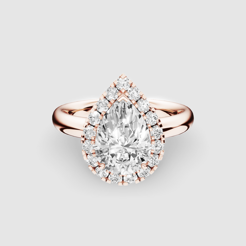 Classic Halo Solitaire Ring – REIGN Jewellery