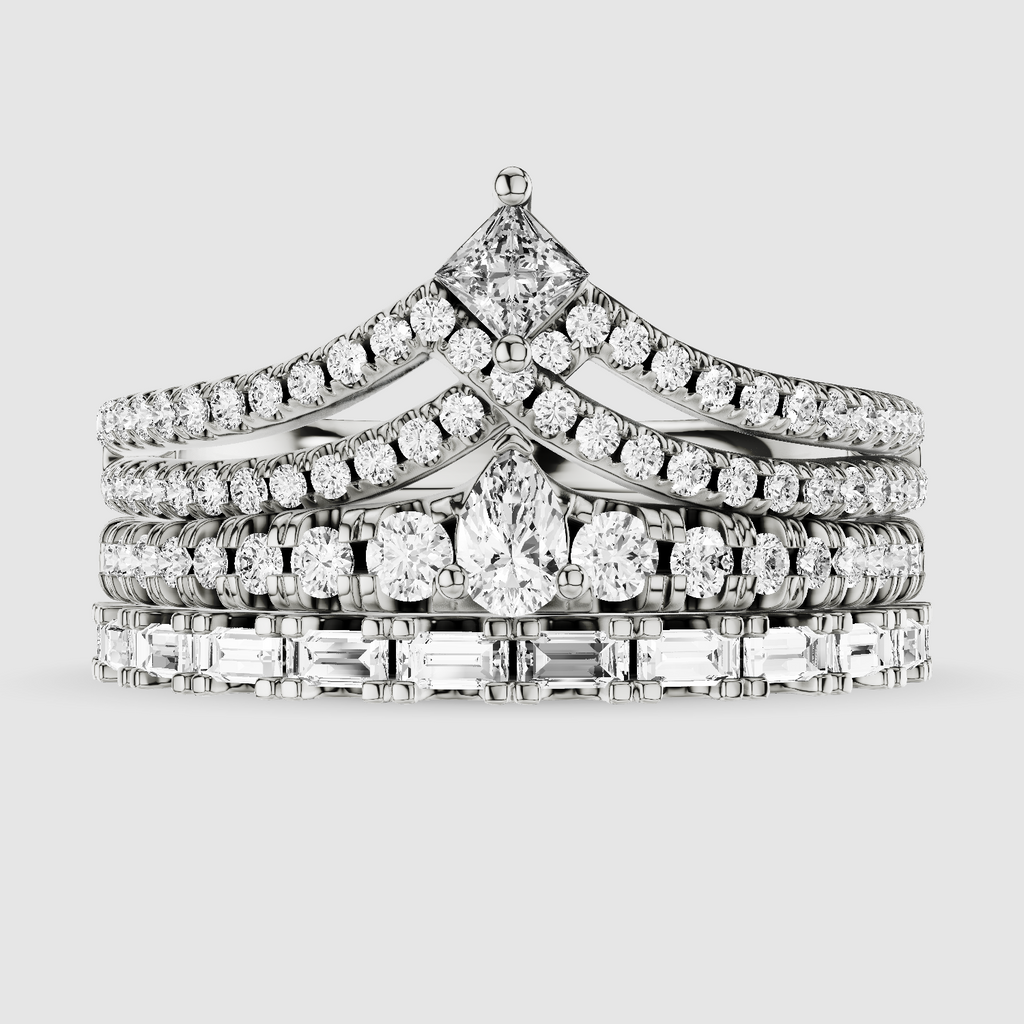 Adrianna Multi-Row Stackable Ring – REIGN Jewellery